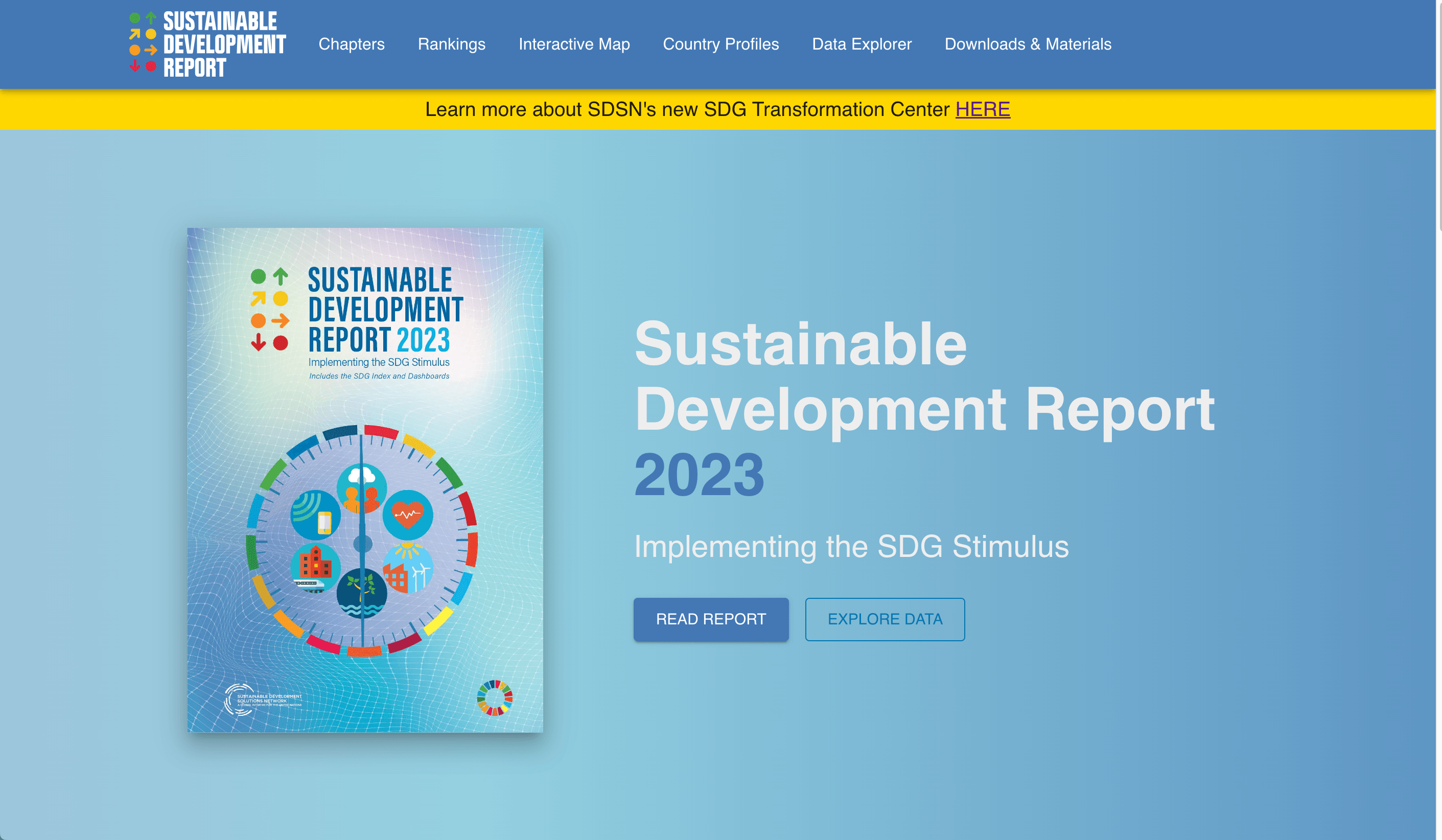 Sustainable Development Report