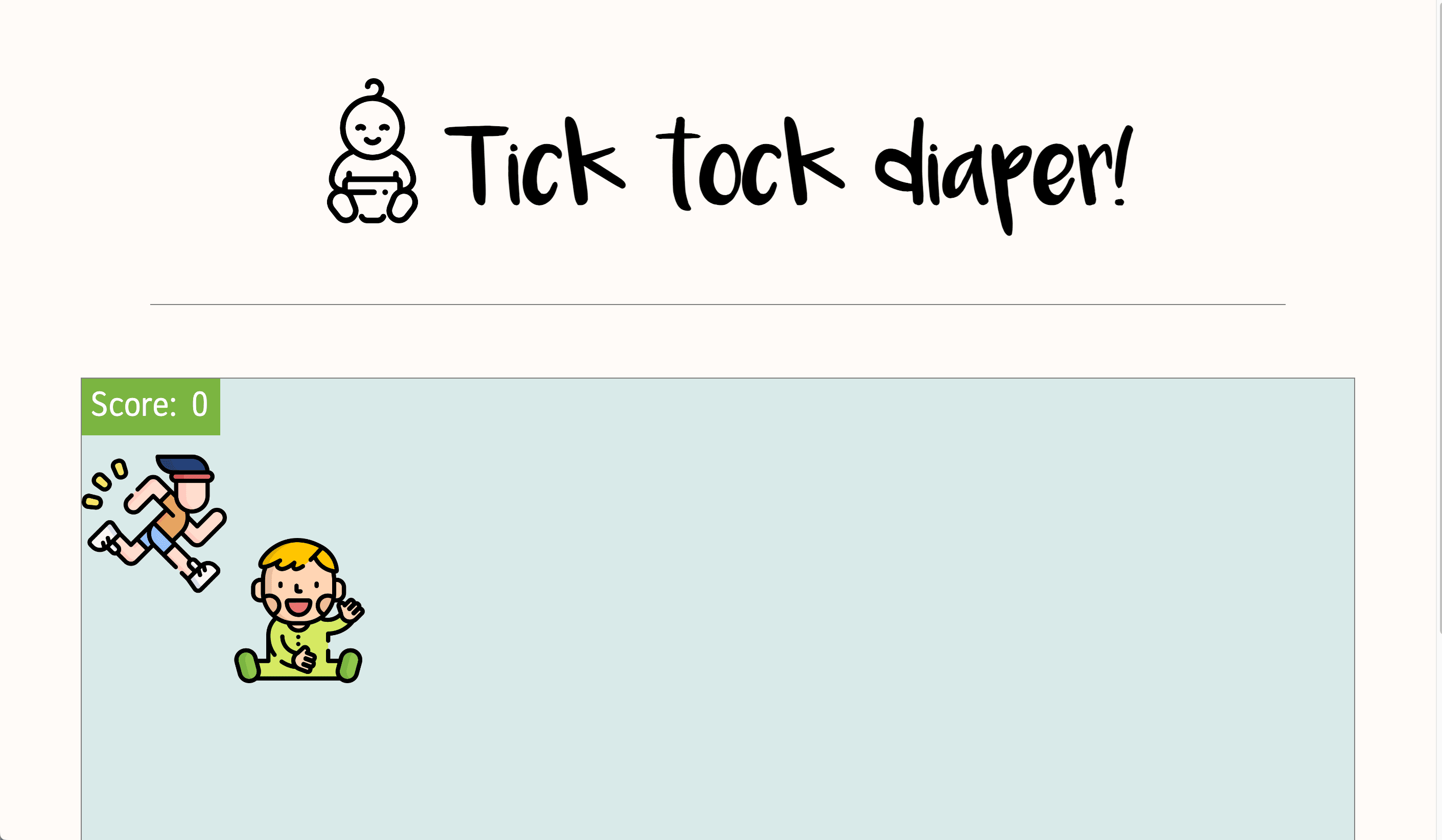 Tick-tock Diaper